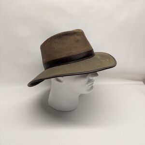 Men's Brown Fedora Hat